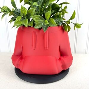 Hoodie Planter Pot, Sweatshirt Flower Pot, 3D Printed Planter